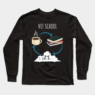 Vet School Veterinary Veterinarian Student Gift Long Sleeve T-Shirt